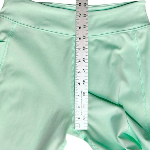 HUK Reel On Leggings Beach Glass Green sz M Pockets Mesh Inserts Yoga Fishing - Picture 4 of 9